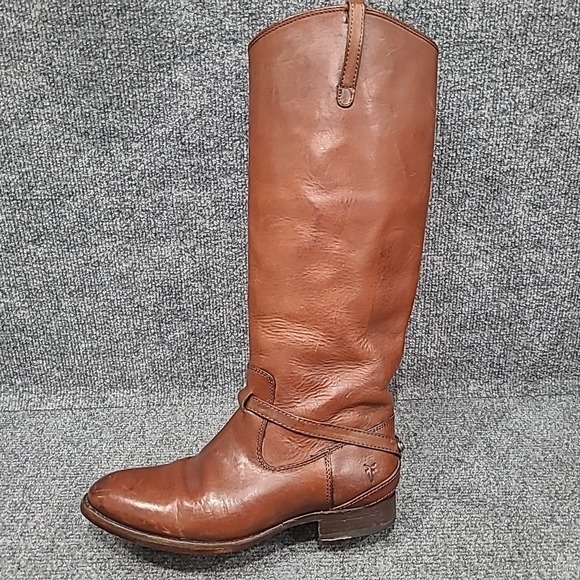 Frye 'Lindsay Plate' 76796‎ Women's Riding Boot- Brown- Size 7.5B - Picture 9 of 16